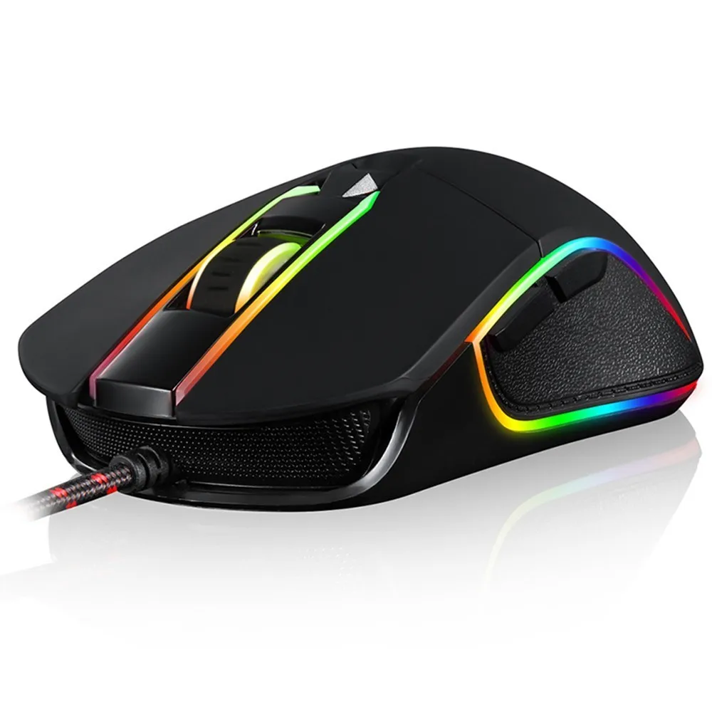 Motospeed K87S Проводная Механическая клавиатура 87 клавиш RGB подсветка с V30 проводной светодиодный комплект игровой мыши с подсветкой для ПК ноутбука - Цвет: Mouse Only