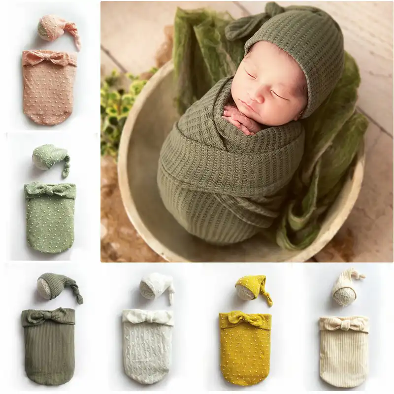 stretch knit wraps for newborn photography