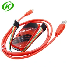 5 компл./лот PICKIT2 PIC Kit2 Simulator PICKit 2 программист Emluator красного цвета w/USB кабель Dupond провода