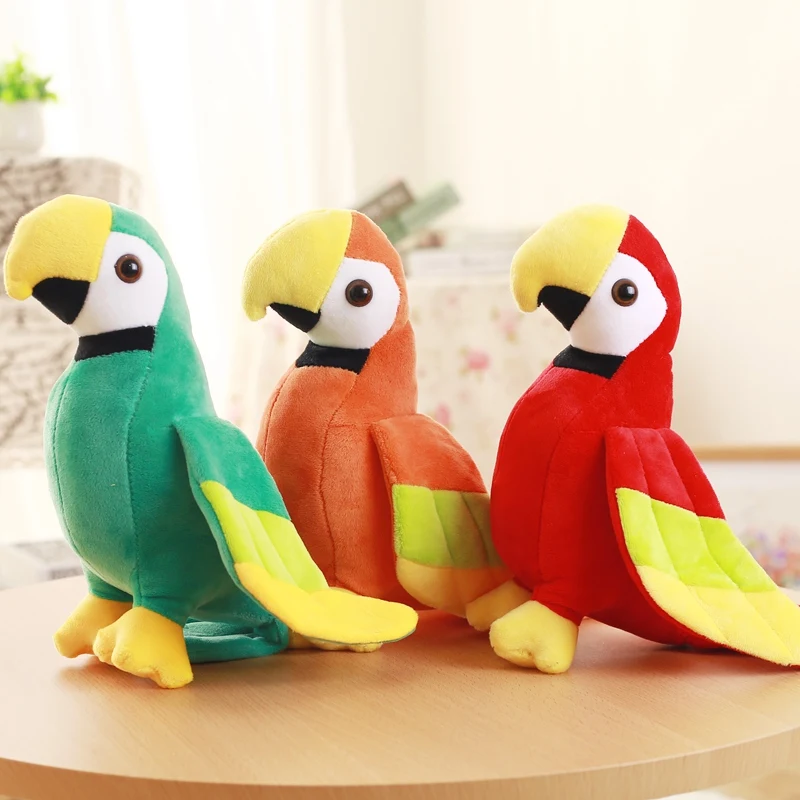 Millffy 1 шт. мягкий милый плюшевый Rio Macaw попугай плюшевая игрушка Плюшевая Кукла птица для маленьких детей подарок на день рождения домашний магазин Декор