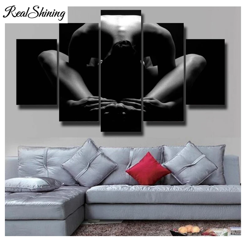 

Large The Body Art Diamond Painting 5pcs full square 5D Diy Nature Diamond Embroidery Mosaic Cross-Stitch holy icons FS3345
