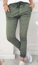 Fashion Tight Lady Leisure Pants Elegante Cultivation 2018 Solid Color Flanged Elasticity Trousers Casual Elastische Hosen