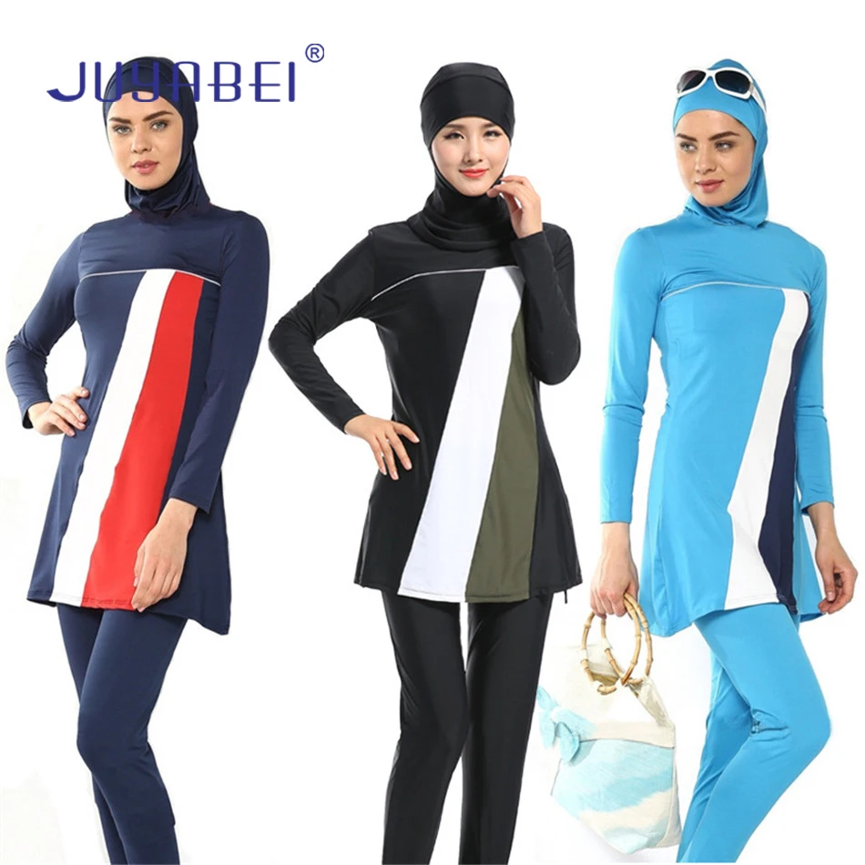 JUYABEI Summer Women Muslim Swimming Islam Clothes Islamic Swimsuit ...