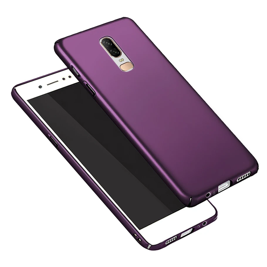 Для oneplus 6 Чехол для Coque бампер 128 ГБ Защитная жесткая матовая задняя крышка