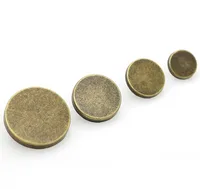 30pcs Rushed Round bronze Buttons 30pcs/lot Metal Button flat Mirror Suit Jacket Coat Pure Bucklemetal Buttons 1