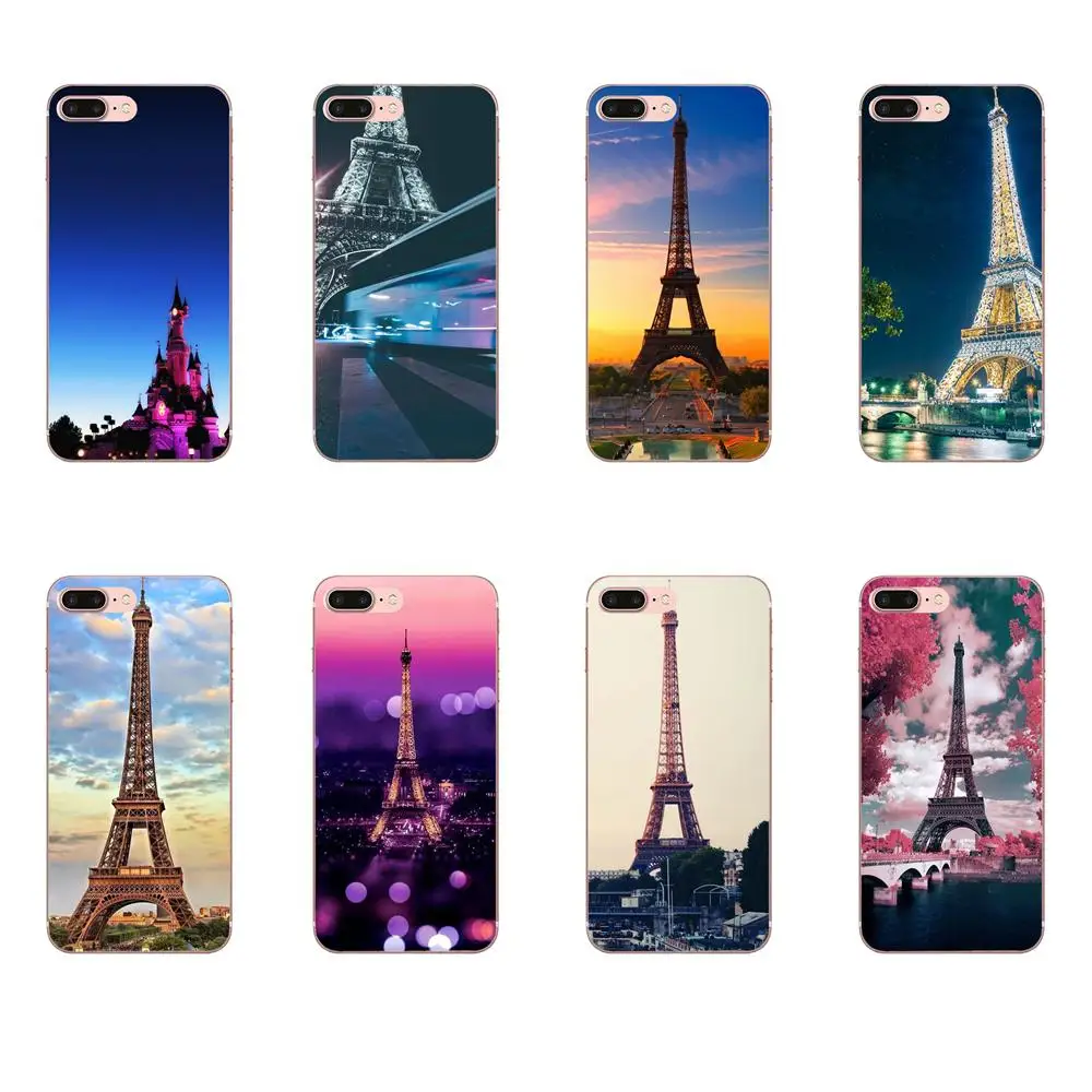 ТПУ чехол для мобильного телефона Apple iPhone X XS Max XR 4 4S 5 5C 5S SE 6 6S 7 8 Plus Чехлы Париж