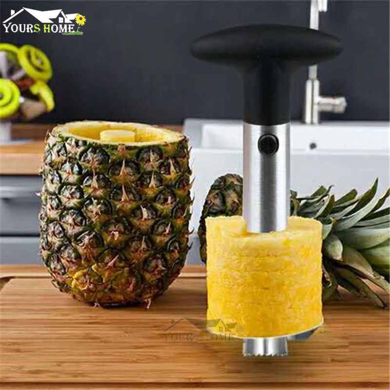 

Advanced Stainless Steel Fruit Pineapple Peeler Corer Slicer Cutter Kitchen Easy Gadgets