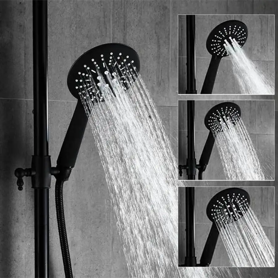 

Multifunction ABS Shower Head Handheld Rain Showerhead with 3 Spraying Modes high pressure G1/2" pommeau de douche