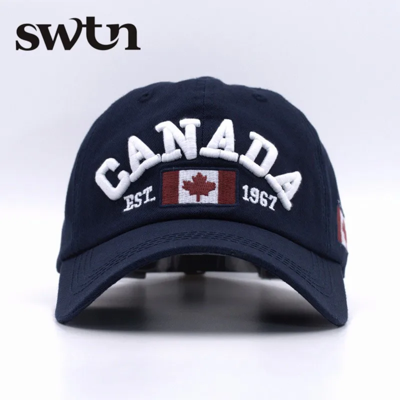 New Arrivals Cotton Gorras Canada Baseball Cap Flag Of Canada Hat