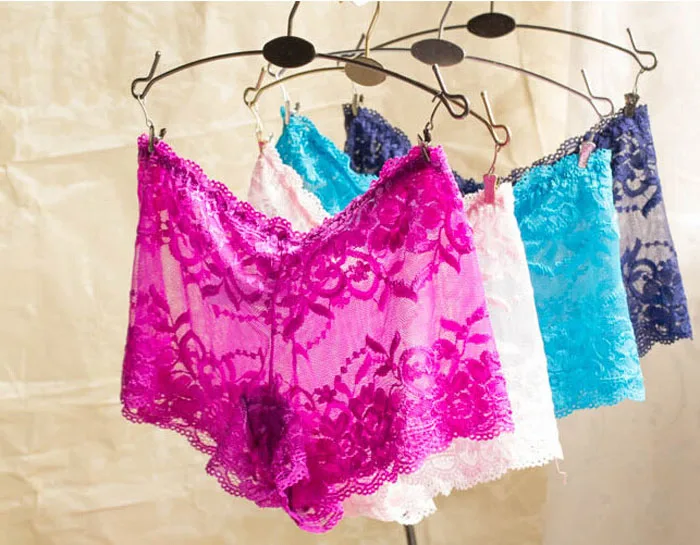Women Panties SeamlessTransparent Sexy Lace Calcinha Women's Briefs Panty Underwear Women boyshorts M-XXXL5XL 2 (12)