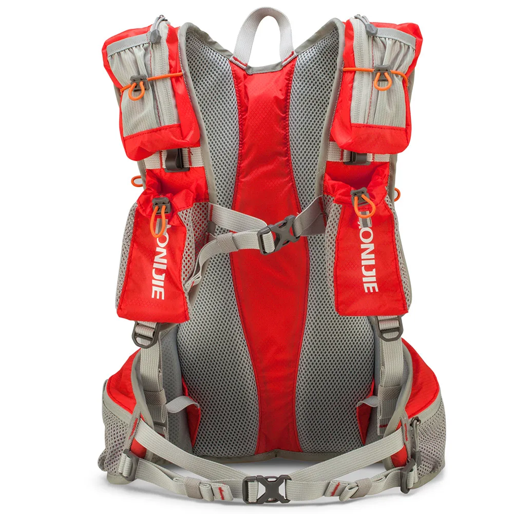 AONIJIE E905 المجموعة المائية على ظهره حقيبة ظهر سترة تسخير المياه المثانة المشي التخييم تشغيل ماراثون سباق الرياضة 12L