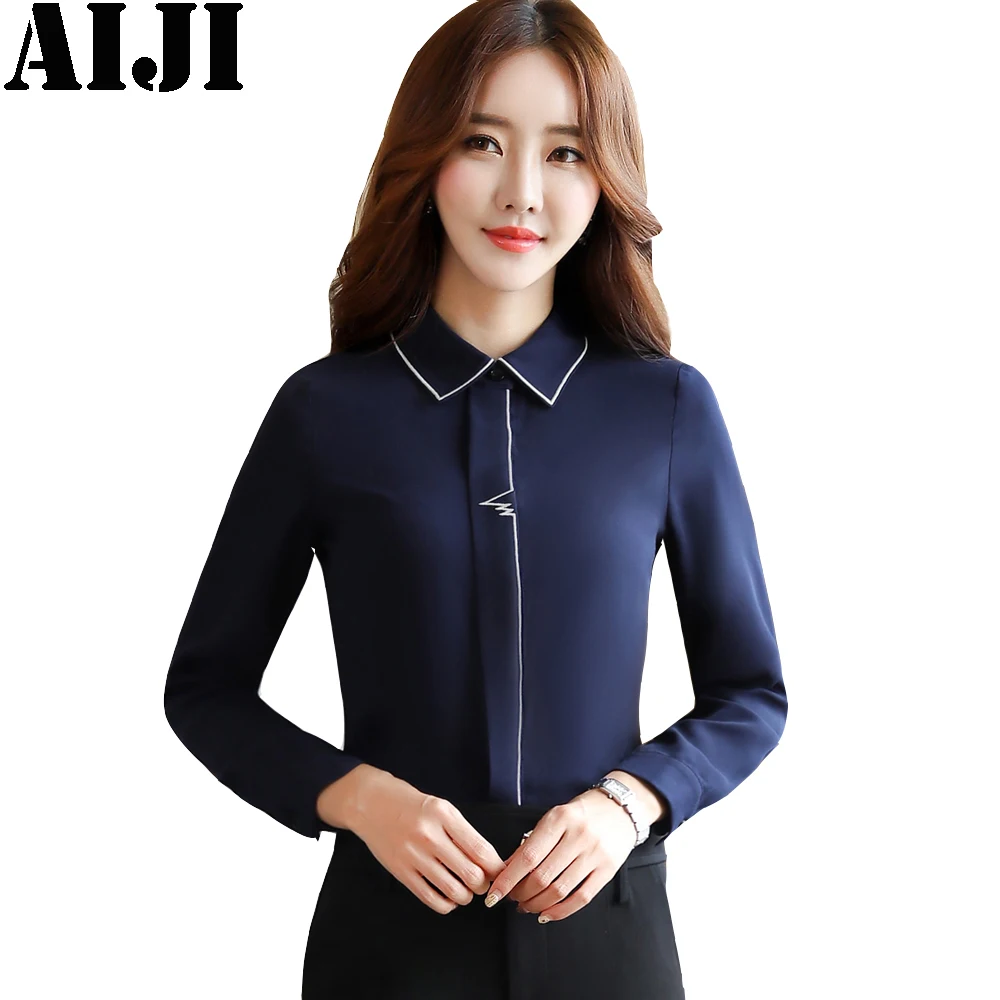 Aliexpress.com : Buy white navy red blouse women shirt