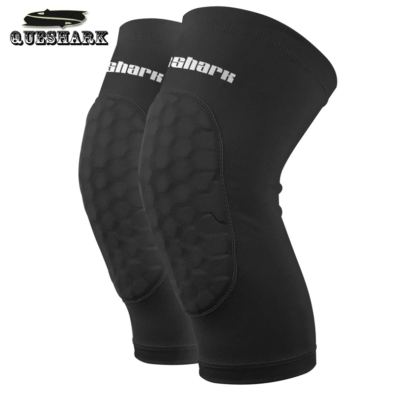 

2pcs Honeycomb Basketball Knee Pads Running Knee Brace Calf Leg Sleeve Cycling Legwarmers Gym Fitness Kneelet Sports Kneepad