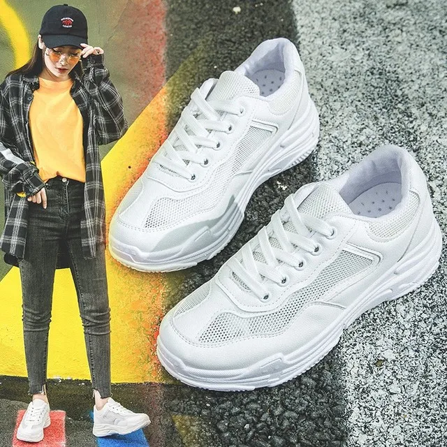 

2019 spring new wild breathable mesh shoes spring