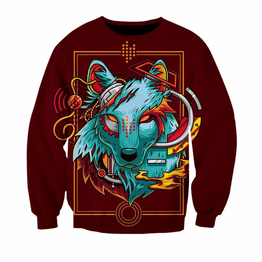 Hot Long Sleeve Hoodie Men Wolf Sweatshirt Streetwear Male Sweatshirts Women Hipster Harajuku Kawaii Tracksuits 3D Mens Clothing Hot Long Sleeve Hoodie Men Wolf Sweatshirt Streetwear Male Sweatshirts Women Hipster Harajuku Kawaii Tracksuits 3D Mens Clothing