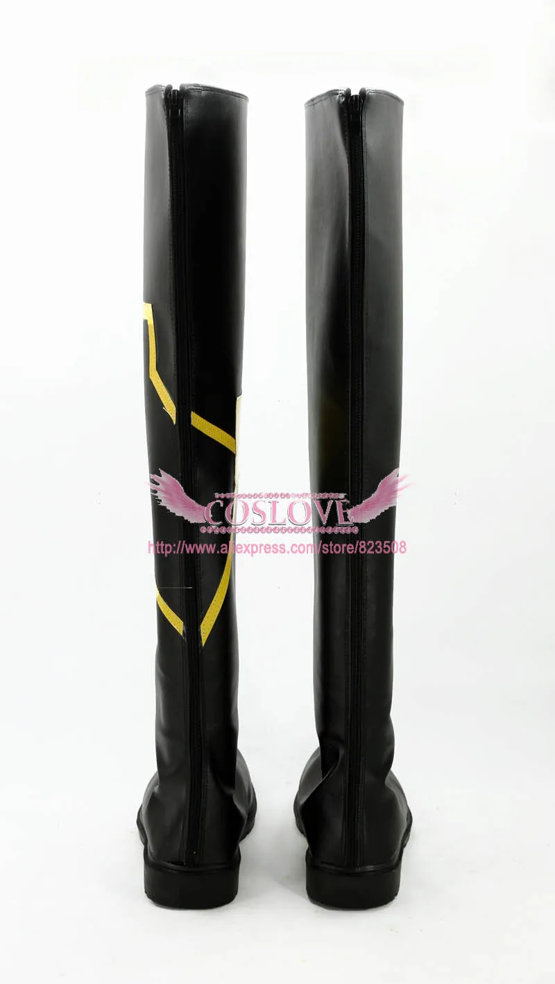 Fate Apocrypha Lancer of Black Vlad III Black Cosplay Shoes (2)