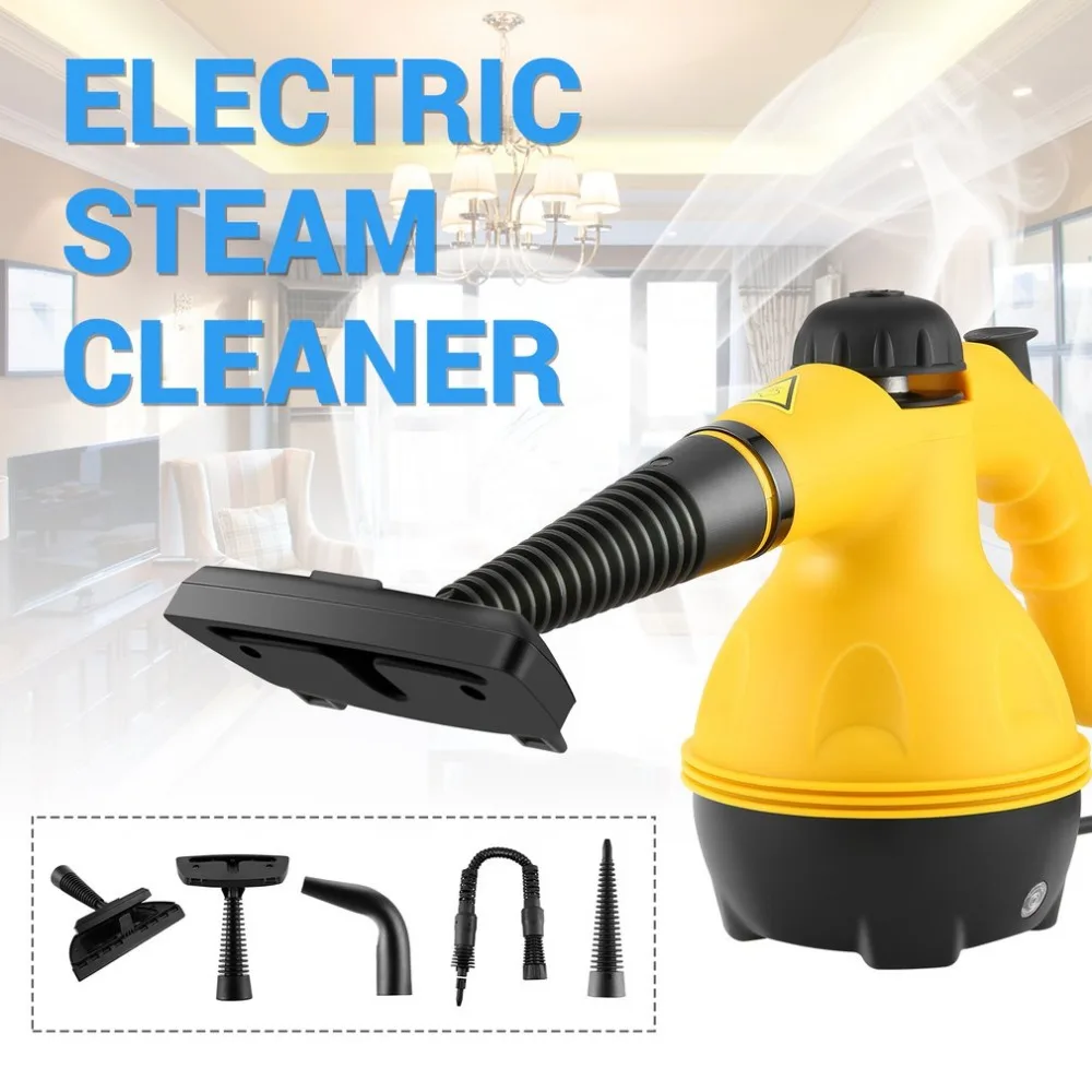 Steam Cleaner Hand Held Steamer Electric Portable Multi Purpose 1000w Green 