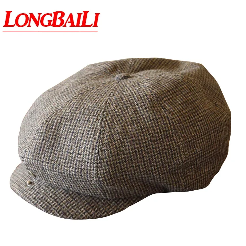 

Fashion Casual Beret Hats Mens Newsboy Caps Flat Hats Duckbill Ivy Caps Free Shipping PBFE005