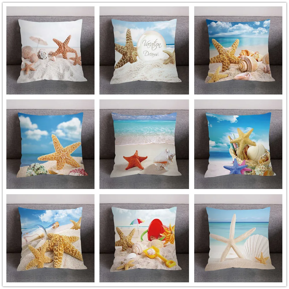 

Pillowcases Print Pillow Case Polyester Sofa Car Cushion Cover Home Decor Funda Cojin Pillow Cover Cojines Housse de Coussin