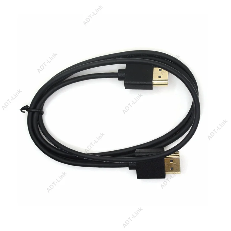 OD 3,0 мм супер мягкий тонкий Micro HDMI штекер HDMI и Mini HDMI Мужской кабель 2k 4k hd@ 60hz светильник-вес портативный