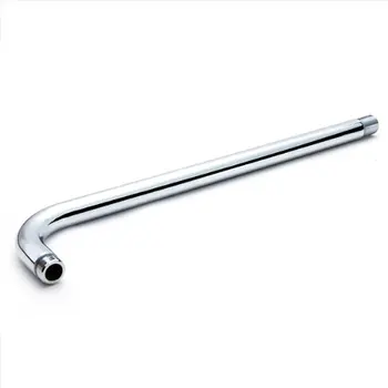 

Cool Fashion Round Curve 40cm Chrome Shower Head Arm Bathroom Home