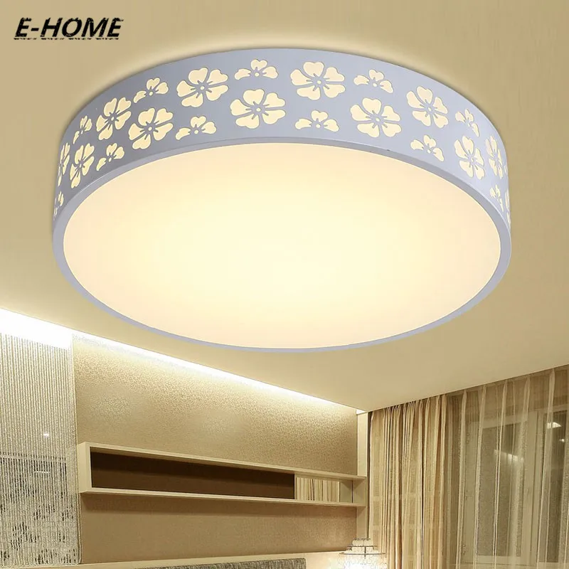 

Promotion High Bright Small Iron Living Room 64W 24W White led Ceiling mounted luminaire circular Light luminaria
