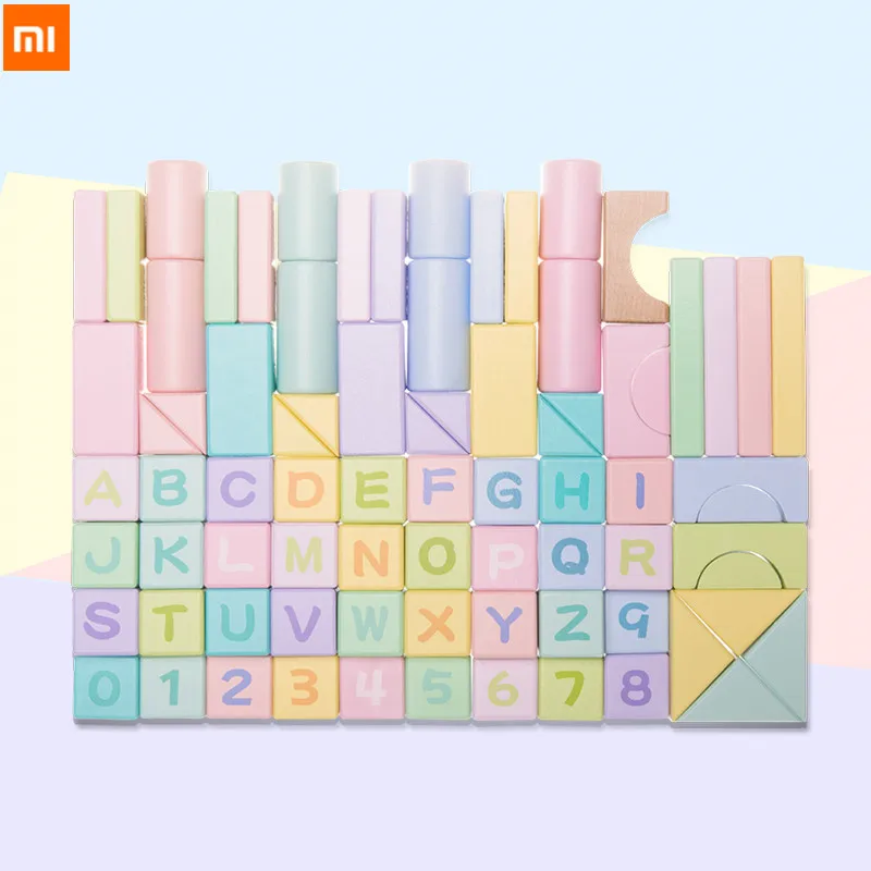 Новые Xiaomi Bewa 80 штук детские образовательные строительные блоки экологические