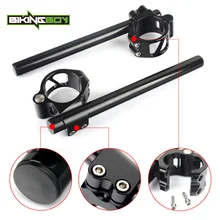 BIKINGBOY 41 мм Разделение 7/" Клип Ons руль для HONDA GL 1200 Goldwind 1984 Межгосударственный 84-87 Ltd 1985 GL 1500 Goldwing 1988-90