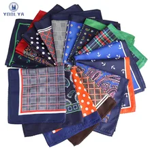 Горячее предложение! Распродажа! 33x33 см мужские в горошек плед якорь карманные квадратные носовые платки полотенце для сундуков большой размер платок для мужской костюм свадебная вечеринка