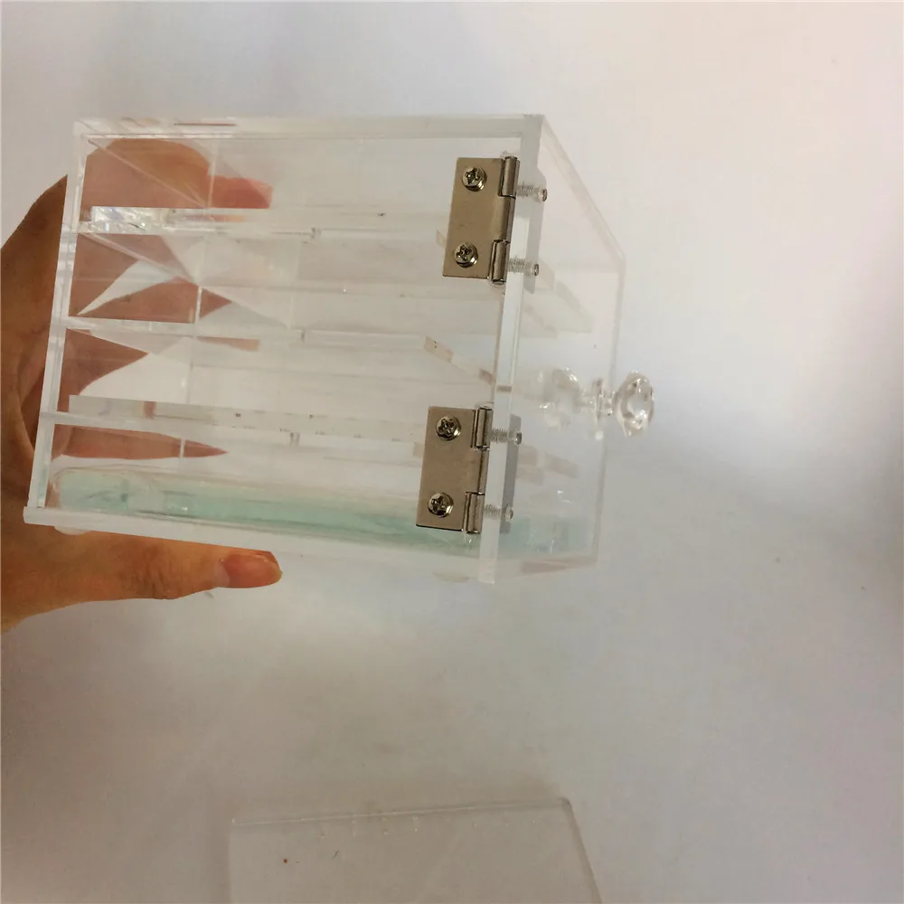 

Seashine New Clear Acrylic Makeup Storage Case Nail Polish Rack Lipstick Cosmetic Storage box Holder Makeup Makeup Organizer