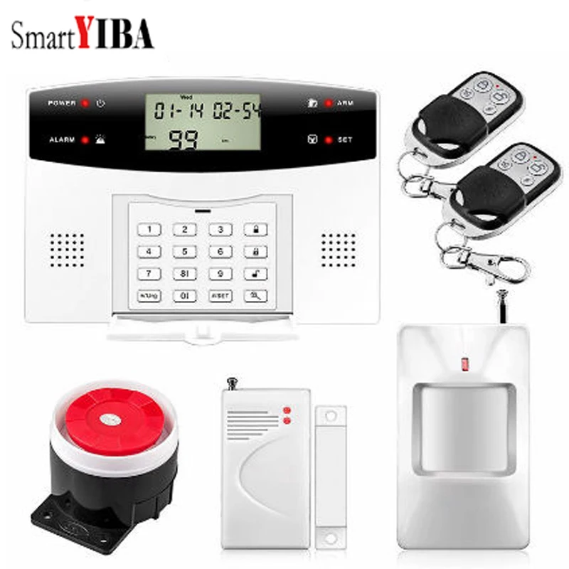 Система домашней сигнализации SmartYIBA Беспроводная GSM SMS система безопасности