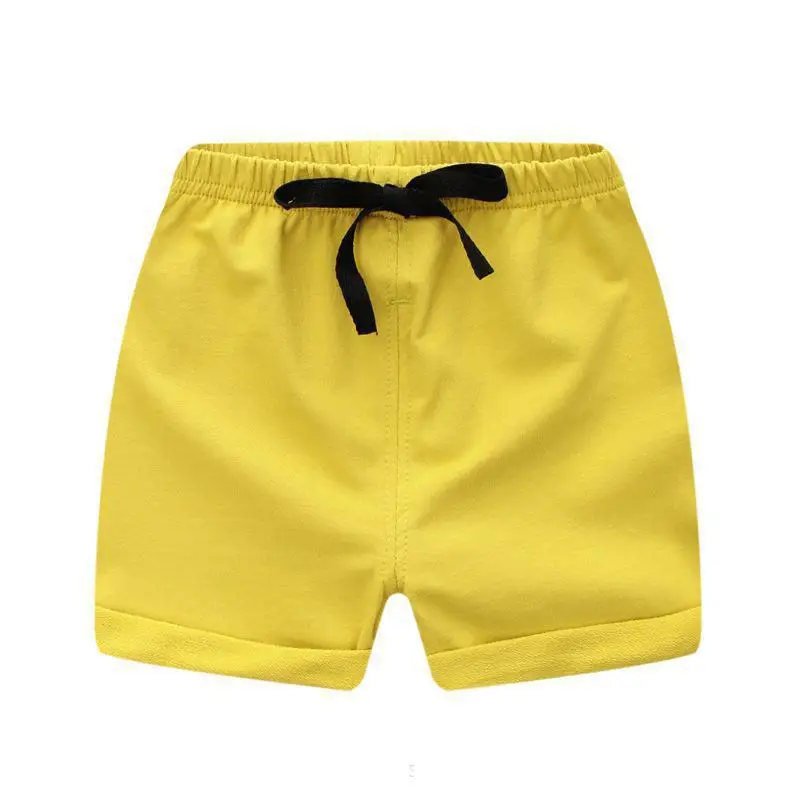 Новые модные летние повседневные штаны для мальчиков, Популярные топы для маленьких девочек - Цвет: yellow