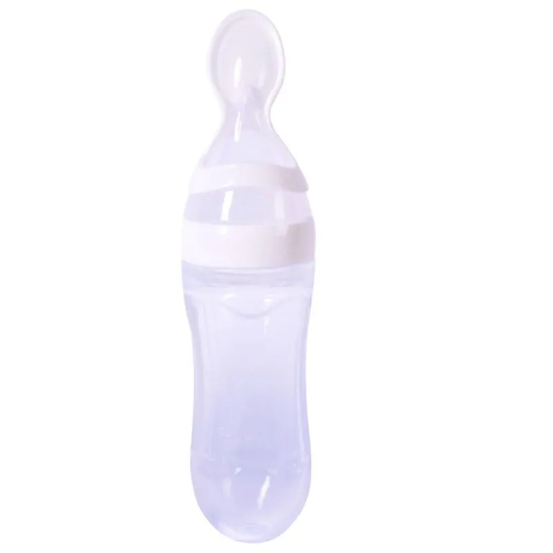 Младенческий ребенок, новорожденный, младенец силикагель бутылочка для кормления ложка пищевая добавка рисовые зерновые ложка-бутылочка с ложкой