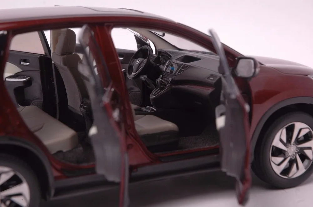 1:18 литья под давлением модель для Honda CR-V внедорожник коричневый редкий сплав игрушечный автомобиль миниатюрный коллекция подарки CRV CR V