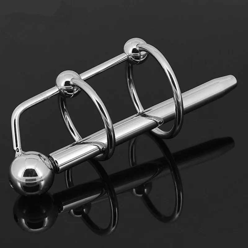 Urethral Sound Penis Plug Stainless Steel Sounding Catheter, Male Sound