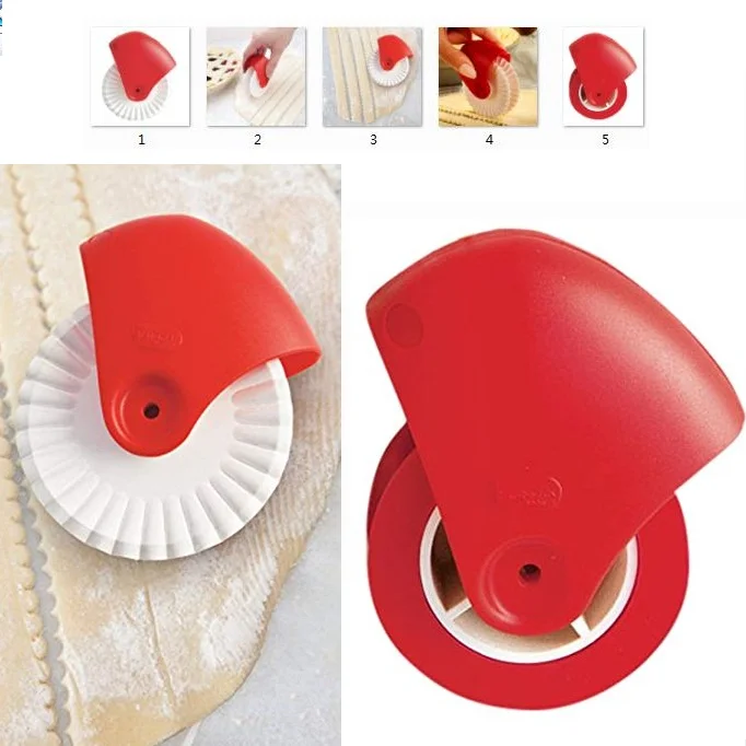 

Pastry Wheel Cuter Rolling Wheel Decorator To Ensure Smooth Cutting DIY Rust-Proof Manual Noodle Cutter Knife For Kitchen