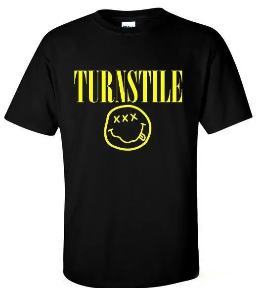 Cool TURNSTILE AMERICAN hardcore punk band Black T shirt Tee S M L XL