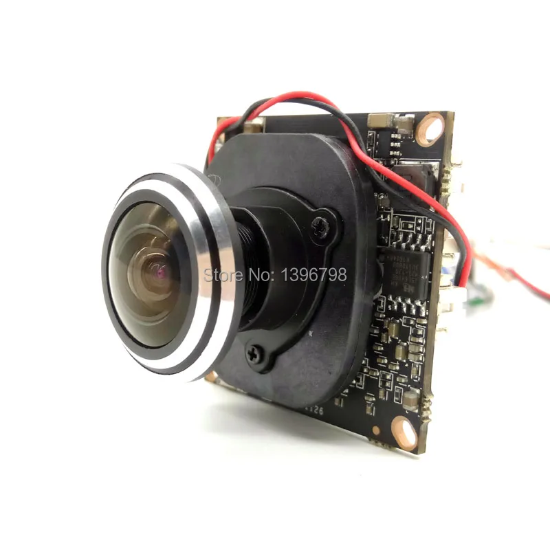 Модуль ip камеры IMX322 2.0MP 1080P 360 градусный широкий угол рыбий глаз панорамная камера