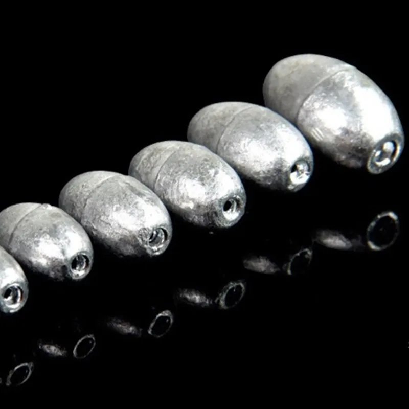 0.4g-5g 10 Sizes Lead pendant lead fall for fishing Increased fish net lead sinker lead pendant for fishing net network  YW-232