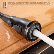 HPB смесители для кухни насадка для экономии воды насадки для душа распылитель высокого давления головки масло втирают Бронзовый кухонные аксессуары H7404