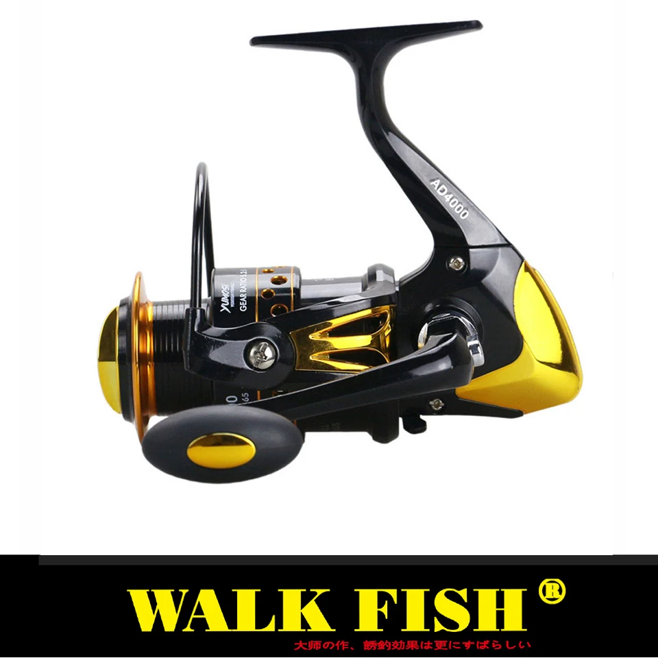 

WALK FISH Fishing Reel 12+1BB AD1000 -7000 Spinning Reel carpa molinete de pesca roda Spinning Wheel Fishing Reel