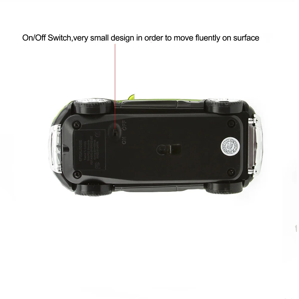 CHYI Wireless Mouse Ergonomic 2.4Ghz 1600 DPI Range Rover Grand Evoque Sports Car Mouse For PC Laptop Desktop SUV Vehicle Mice