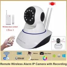 HOSAFE SV01 CMOS de 1.0MP Cámara IP de la Seguridad Casera w/11-IR-LED/Puerta y Ventana Del Sensor/TF Wireless Envío gratis