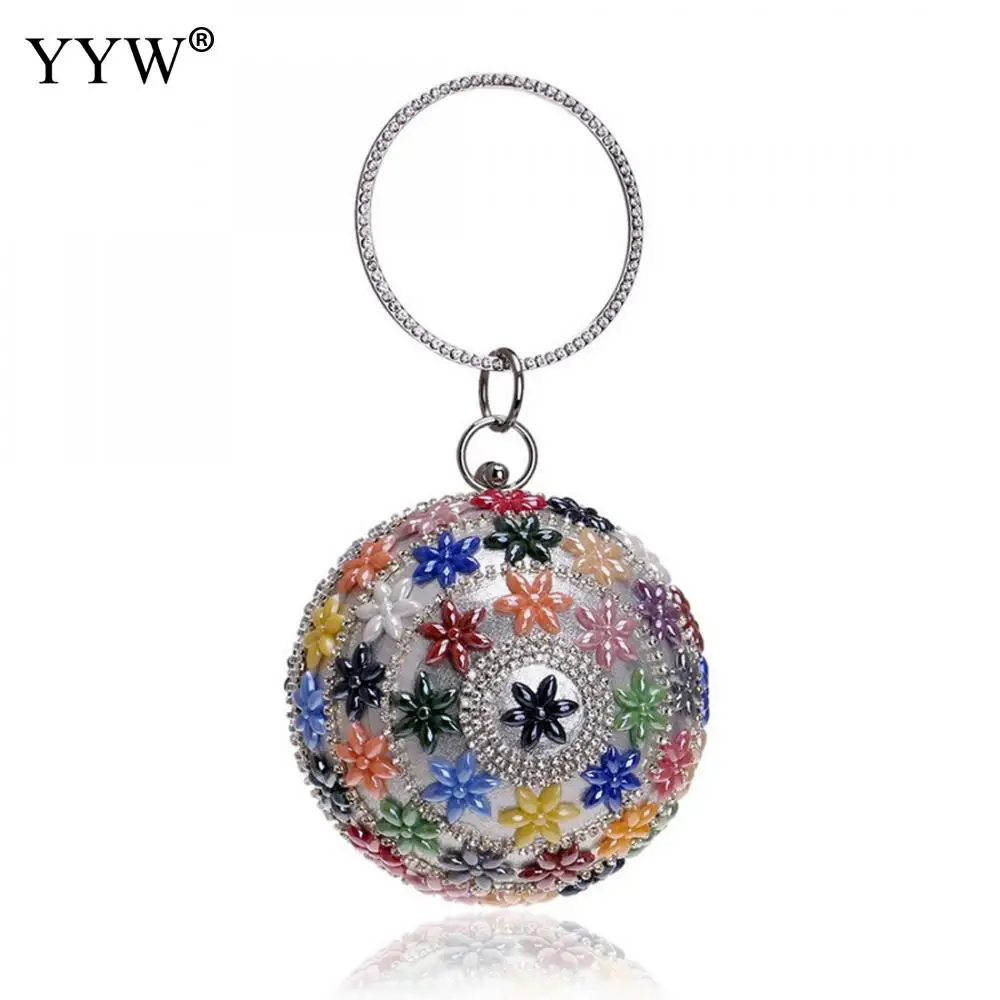 Вечерние сумки YYW круглые клатчи женские мини кошельки для вечерние Ринок