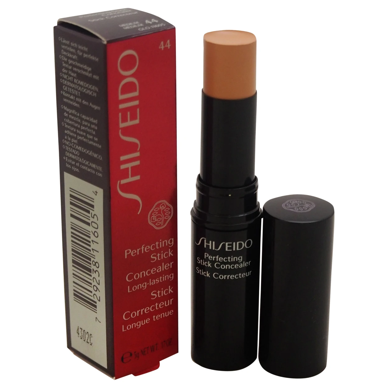 Perfecting Stick Concealer - # 44 Medium by Shiseido for Women - 0.17 oz Concealer