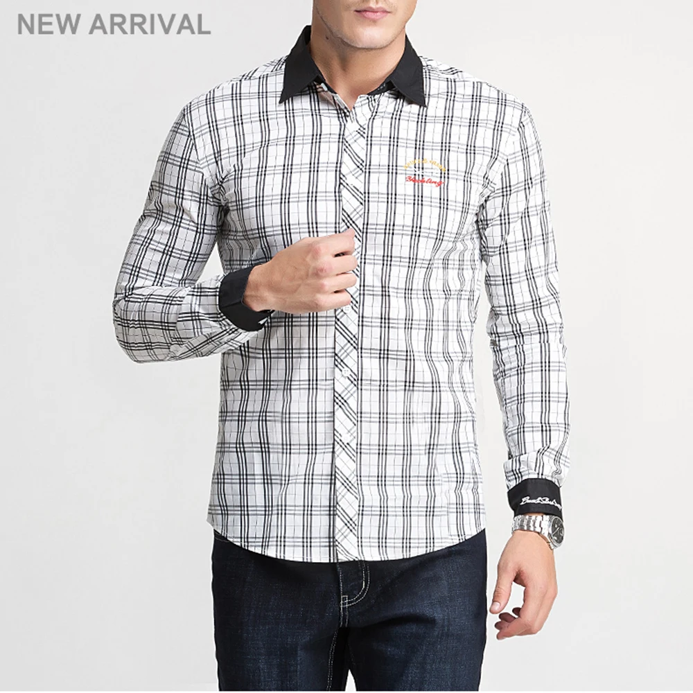 

Bruce&Shark Cotton Short Shirt Men Casual Fashion Style Best Embroidery High Quality Oxford Men Shirt Size M L XL XXL 3xl 3081