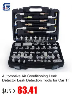 Универсальный A/C Тестер Утечки Детектор инструмент/промывочный фитинг адаптер Комплект(подходит для 98% транспортных средств) для A/C системы ремонтный инструмент
