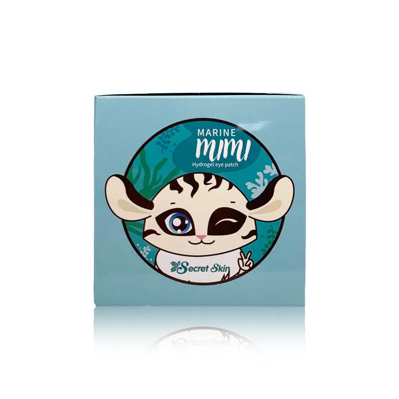 Marine Mimi Hydrogel SECRETSKIN патч для глаз гидрогелевый 60 шт. увлажняющая коллагеновая маска для глаз, мешки для удаления глаз, отбеливающие темные круги, Уход за глазами, корейская косметика - Цвет: Marine Mimi Hydrogel