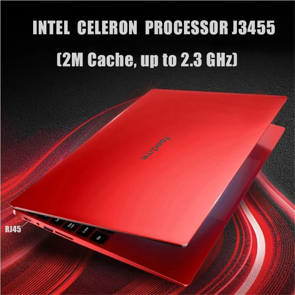 Ноутбук 15 6 дюймов ГБ ОЗУ ноутбук J3455 четырехъядерный 1080P IPS Windows 10 полноразмерная