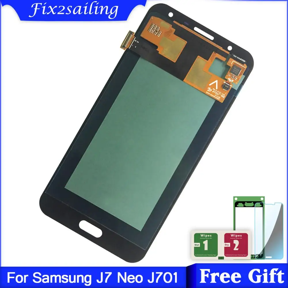 

5.0inch Super Amoled LCD For Samsung Galaxy J7 neo J701 J701F J701M J701MT LCD Display + Touch Screen